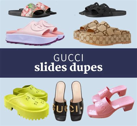 gucci dupes shoes|gucci platform slide dupe.